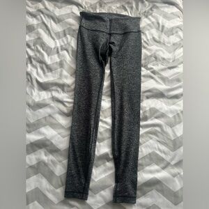 Lulu Lemon grey speckled leggings